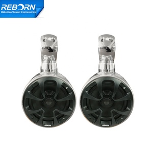 Reborn防水Rotatable <span class=keywords><strong>Boat</strong></span> <span class=keywords><strong>Wakeboard</strong></span> Tower SpeakerでPolishedペア6 1/2in - Product Image 2