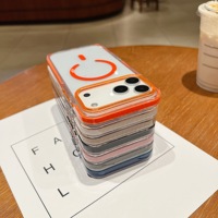 Nouvelle coque de téléphone haute transparence 2025 avec fonction de charge magnétique sans fil pour iPhone 17 16 Pro Max