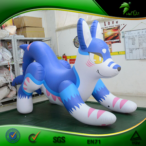 Husky-juguete inflable gigante, disfraz de perro de dibujos animados personalizado - Product Image 1