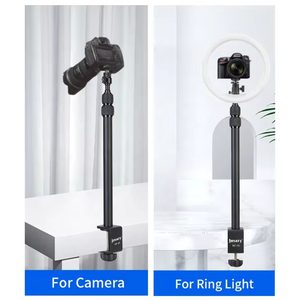 Hot jmary nhôm ánh sáng đứng <span class=keywords><strong>Tabletop</strong></span> C kẹp bàn núi bảng đứng có thể điều chỉnh bảng cho máy ảnh vòng ánh sáng streaming MT 49 - Product Image 4