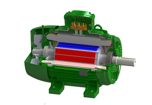 Hiệu quả cao 250 Wát ba-giai đoạn AC động cơ kích thước nhỏ với mô-men xoắn cao đất hiếm nam châm vĩnh cửu động cơ đồng bộ - Product Image 3