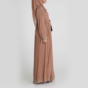 Nuevos y Elegantes Mayoristas en Mumbai de Ropa Jubah Musulmana para Mujer, Estilo Occidental, Diseños Turcos para Abaya Islámica de <span class=keywords><strong>Estambul</strong></span> - Product Image 4