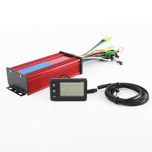 Kit WXGN200 rojo de 15 tubos con medidor de pantalla WXGN200 + kit controlador de 15 tubos, 36V/48V/60V/72V, 1200W/1500W universal para bicicleta eléctrica L885 - Product Image 2