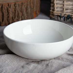 Vaisselle en céramique blanche personnalisée pour les restaurants, les hôtels, type Moonshine, y compris des assiettes, des services de table pour la soupe, pour le <span class=keywords><strong>d</strong></span>îner - Product Image 3