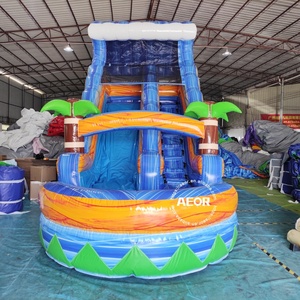 Pvc thương mại trượt nước trượt bơm hơi khổng lồ trượt nước cho bên kinh doanh - Product Image 3