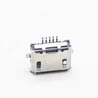 마이크로 USB 암 커넥터 높이 5.5mm 5핀 SMT 타입 B 암 수리용 USB 마이크로 휴대폰 충전 잭 마이크로 USB 커넥터