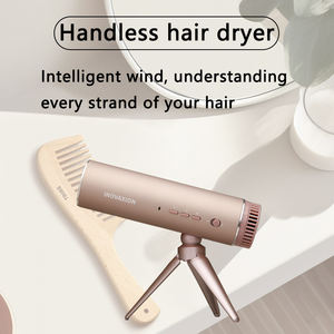 Sèche-cheveux mains libres de voyage avec support pliable, moteur AC 1200W, haute vitesse, léger, pour hôtel et usage domestique - Product Image 3