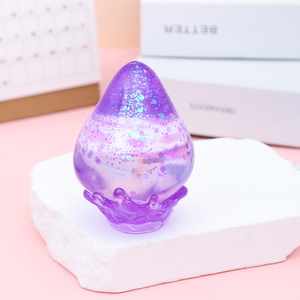 ของเล่นรูปหยดน้ำแบบฟัดจ์บอล บีบแล้วคืนตัวช้า บรรเทาความเครียด ของเล่นบีบคลายกังวล บีบเล่นเพลินๆ รูปทรงลูกบาศก์มอลโทส - Product Image 4