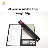Verrou de fenêtre coulissante pour fenêtres en aluminium, verrous de fenêtre pour appartements, verrous de fenêtre coulissante pour immeubles de bureaux, durable, installation facile