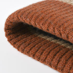 Gorro de punto con gofres acrílicos 100%, gorro de invierno con puños, gorro de lana, gorro de reloj personalizado de punto - Product Image 5