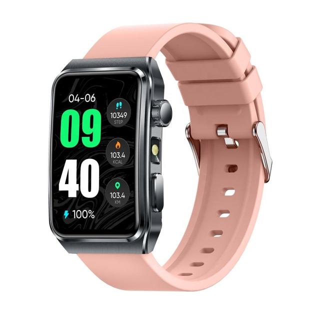TK73 Smart Watch with BT Calling, Heart Rate Blood Pressure Monitor, IP68 Waterproof, 1.57" HD Screen, 5-7 Days Battery