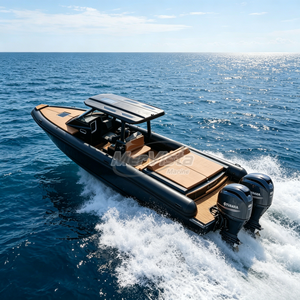 Bateau semi-rigide de luxe à cabine en aluminium de 35 pieds certifié CE pour 25 personnes, bateau de plaisance rapide en Hypalon Orca pour l'océan - Product Image 5