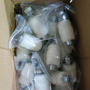 ลูกล้อเลื่อนเคลือบสังกะสีทอง ร่อง Y V U ลูกล้อประตูสแตนเลส ติดตั้งด้วยสกรู - Product Image 5