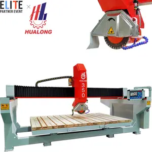 HUALONG-Máquina cortadora de piedra automática, sierra de puente de corte de mármol, puente multifuncional para granito