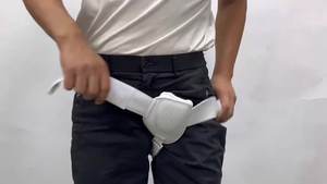 Penyangga Hernia Inguinalis Pria dan Wanita Baru dengan Kompresi Hernia Qi Usus Kecil yang Miring, Menyesuaikan Pita Hernia - Product Image 4