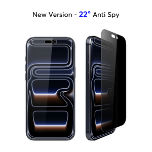 Bảo Vệ Mới 2 Gói HD 2.5D 9H Riêng Tư Cho <span class=keywords><strong>iPhone</strong></span> 16 E Tempered Glass Chống Gián Điệp Bảo Vệ Màn Hình <span class=keywords><strong>iPhone</strong></span> 17 15 14 13 12 Pro Max - Product Image 5