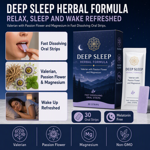Tiras Orales de Valeriana, Hierbas Antioxidantes <span class=keywords><strong>para</strong></span> Dormir, con Flor de la Pasión, Bálsamo de Limón y Magnesio, de Disolución Rápida, Marca Privada OEM - Product Image 2