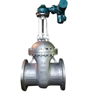 China Factory ANSI API 150Lb 300lb 18 Inch 20 Inch 24 Inch High Quality Manual Carbon Steel Flange Gate Valve