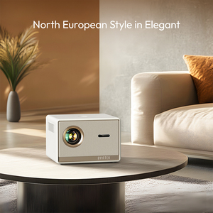 Proyector BYINTEK <span class=keywords><strong>Plato</strong></span> T5 Compatible con Árabe, Libre de Polvo, 1000 ANSI, Portátil, para Cine en Casa, con Altavoz de Bajos Profesional - Product Image 4