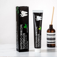 Pâte dentifrice blanchissante au charbon de bambou 100% naturel, best-seller, pour une haleine saine à usage domestique