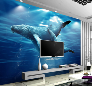 Murale 3D personnalisée de toutes tailles, décoration murale, scène de rêve du monde sous-marin, peinture murale, papier peint photo - Product Image 6