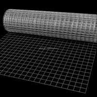 Nouveau Rouleau de Treillis Soudé Galvanisé à Forte Revêtement de Zinc, Ouverture 0,6 cm, Maille 5 cm, Anti-rouille, Résistant aux Intempéries, Clôture Extérieure Longue Durée Agricon