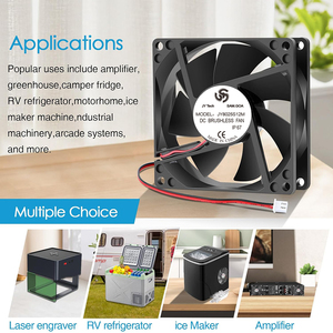 Quạt hướng trục điện không chổi than DC 5V/<span class=keywords><strong>12V</strong></span>/24V IP54/IP58/IP68 chống nước, sử dụng vòng bi, điều khiển PWM, kích thước 20-200mm, sản xuất theo đơn đặt hàng (ODM) - Product Image 2