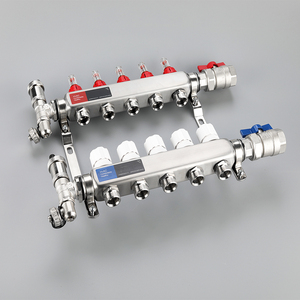 Solución Moderna y Flexible para Calefacción por <span class=keywords><strong>Suelo</strong></span> <span class=keywords><strong>Radiante</strong></span>, Colector de Acero Inoxidable de <span class=keywords><strong>3</strong></span>/4" con 2-8 Vías, Económico, para Uso en Hoteles y Apartamentos - Product Image 5