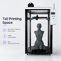 Nouvelle imprimante 3D FDM Protolink3D grand format, volume d'impression 600x600x1200mm, structure ouverte, qualité industrielle, plateau chauffant, nivellement automatique