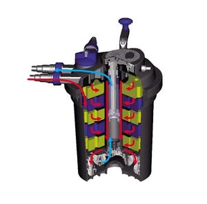 SUNSUN <span class=keywords><strong>Filtre</strong></span> de bassin à pression en plastique écologique CPF1500 avec clarificateur <span class=keywords><strong>UV</strong></span> <span class=keywords><strong>18W</strong></span> intégré - Product Image 2