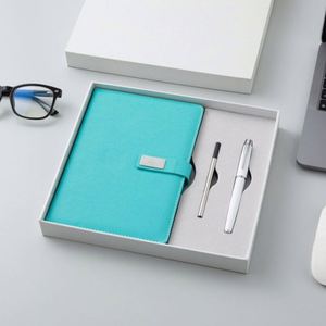 Sets de Regalo Corporativos al por Mayor: Libretas de Cuero con Termo LED, Logotipo Personalizado, Caja de Regalo de Lujo con Bolígrafo - Product Image 6