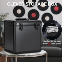 Vinyl LP Schallplatten etui Schallplatten-Aufbewahrung koffer Schallplatten-Aufbewahrung sbox