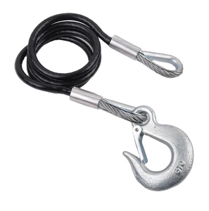 Fabrication professionnelle de joint EN U noir vinyle enduit <span class=keywords><strong>remorque</strong></span> câbles de <span class=keywords><strong>sécurité</strong></span> - Product Image 1