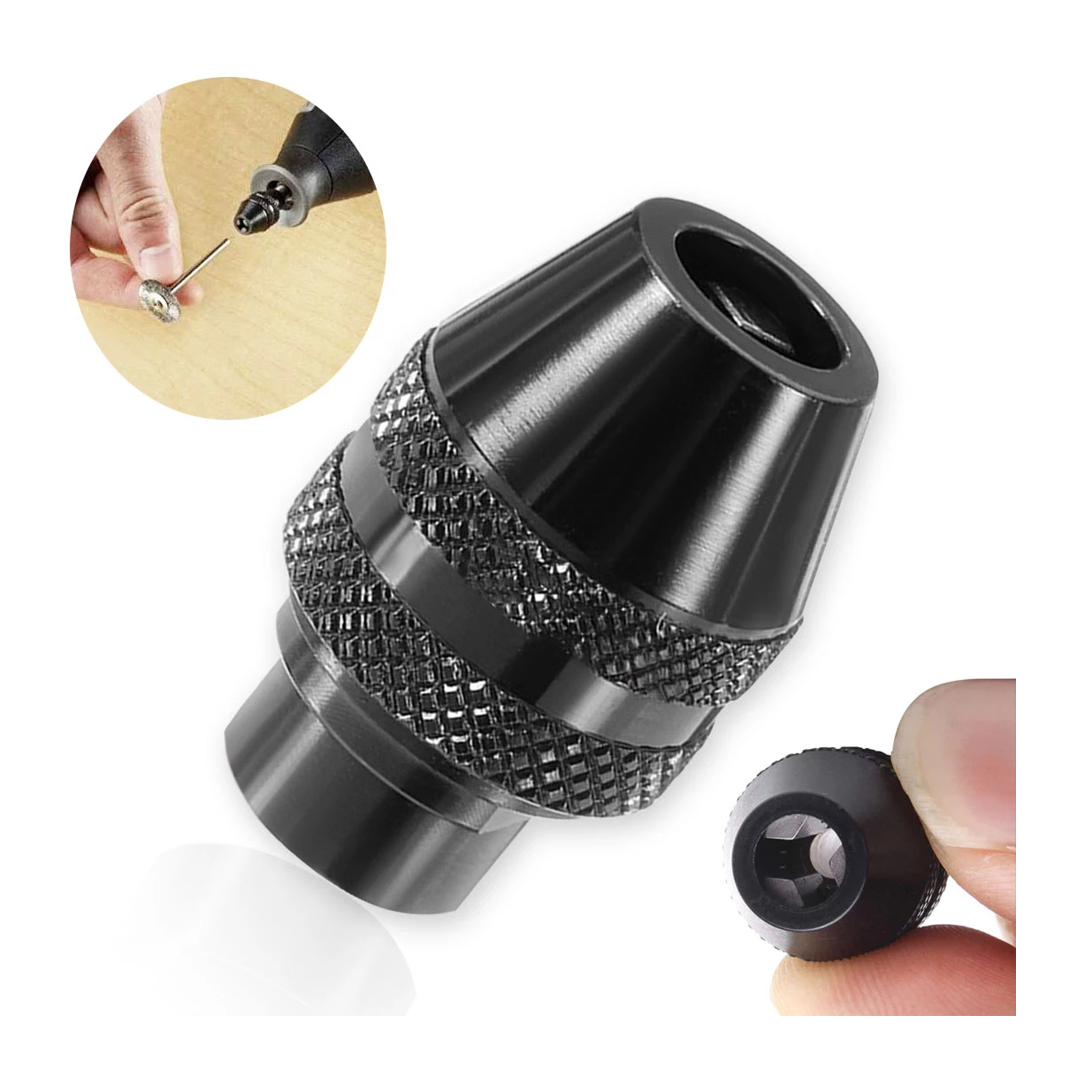 Многофункциональный быстросменный БЕСКЛЮЧЕВОЙ патрон, универсальный Зажимной патрон для Dremel 4486, вращающиеся инструменты 3000, 4000, 7700, 8200
