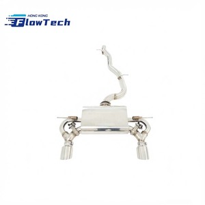 ระบบท่อไอเสียแคทแบ็กสแตนเลสพร้อมวาล์วอิเล็กทรอนิกส์สำหรับ Audi TT MK3 2.0T - Product Image 3