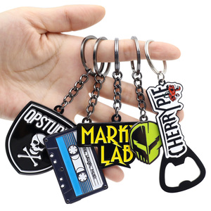 Clearance Sale Fashion Trend Cartoon Alloy Customizable Plating Color Waterproof Carabiner Keychain Promotion Gift Souvenir