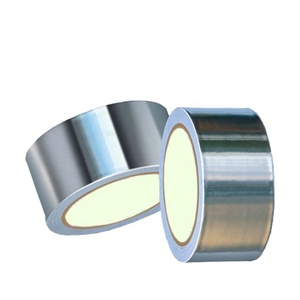 Chất Lượng Cao 75Mm Nhôm Lá Mỏng Băng Duy Nhất Hai Mặt Nước Dựa Acrylic Dính Duct Băng Cho Thiết Bị Điện Tử Cách Nhiệt - Product Image 1