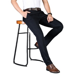 กางเกงขาตรงสำหรับผู้ชายกางเกงลำลองธุรกิจ - Product Image 1