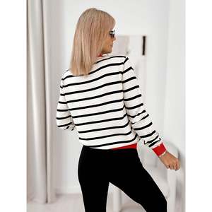 Pull rayé multicolore taille S pour femme – Tenue décontractée - Product Image 6