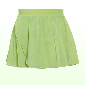 Personnalisé tricoté des centaines de choix de couleurs 95% nylon 5% spandex doux joli drapé enfants danse <span class=keywords><strong>Ballet</strong></span> jupe en maille - Product Image 2