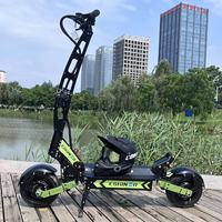 Yüksek Kaliteli Katlanabilir R6 Elektrikli Scooter NFC Şifreli Çalıştırma 60v 11 İnç Çift Motorlu Akıllı Şehir Elektrikli 2 Tekerlekli Scooter