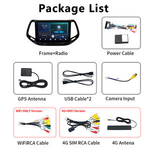 8 Core 4G WIFI pantalla táctil navegación GPS reproductor de vídeo DSP estéreo Android Multimedia Carplay Radio para Jeep Compass <span class=keywords><strong>2017</strong></span> 2018 - Product Image 2