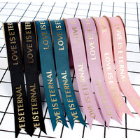 Ruban en satin polyester multicolore de 4 cm, fait main, écologique, pour la décoration de gâteaux d'anniversaire, les accents de boîtes cadeaux et les créations florales DIY - Vente en gros