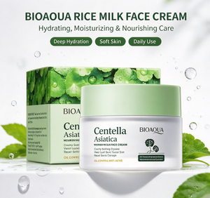 Rice <b>Milk</b> Face Cream – Hydrating, Moisturizing, Nourishing & Brightening Cream for Daily Facial Care, Wholesale Supply - Product Image 3