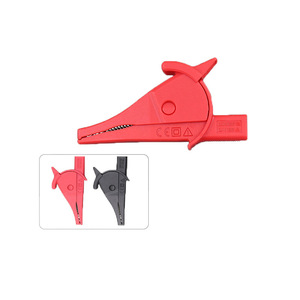 Pinza de prueba para multímetro Uni-Trend UT-C02B, con rosca de 4 mm, totalmente aislada, tipo banana/caimán, para pruebas eléctricas - Product Image 4