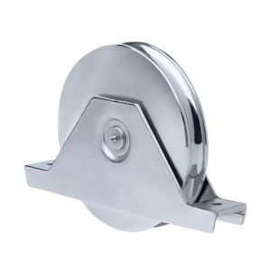 Rodamiento de rodillos de puerta corredera de diseño tradicional de rueda <span class=keywords><strong>con</strong></span> ranura en U de acero resistente <span class=keywords><strong>para</strong></span> puertas giratorias y correderas - Product Image 4