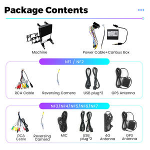 Navifly NF Android autoradio 4g lte 8core qled écran tactile pour <span class=keywords><strong>Peugeot</strong></span> 3008 2009-2015 360 caméra ventilateur de refroidissement commande vocale - Product Image 4