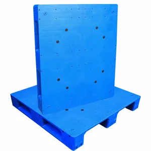 Flexografía industrial automática para palés Venta al por mayor Three Skids Euro HDPE Palé de plástico