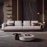 Modernes Modulares Dreisitzer-Bürosofa-Set mit Schwammfüllung und Stoffbezug, Faltbar für Wohnzimmer, Schlafzimmer und Heimbüro