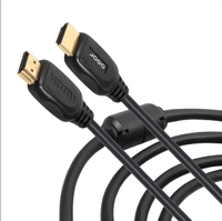 Câble doré plaqué or 24 carats en cuivre OFC, mâle-mâle, gaine PVC, 1m-20m, 3D 4K 1080p pour lecteur DVD, projecteur, PC - En stock